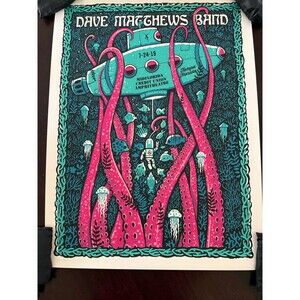 Dave Matthews Band Poster - MidFlorida Amp - Tampa FL #392/700 -  7/24/19